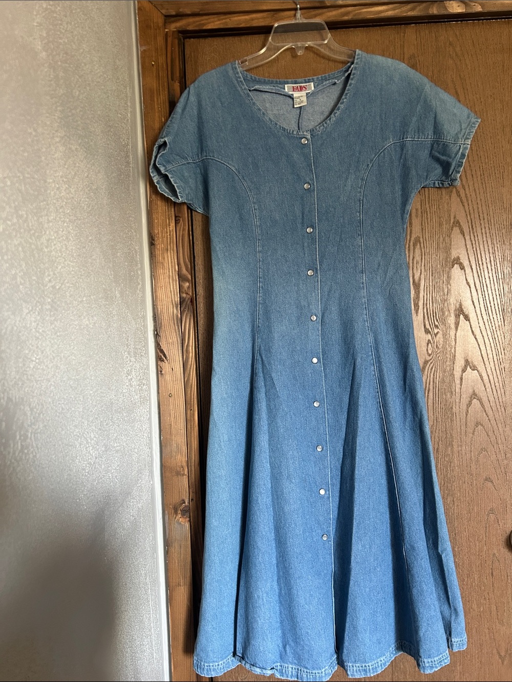 Lee Women's Light Blue Denim Midi Dress